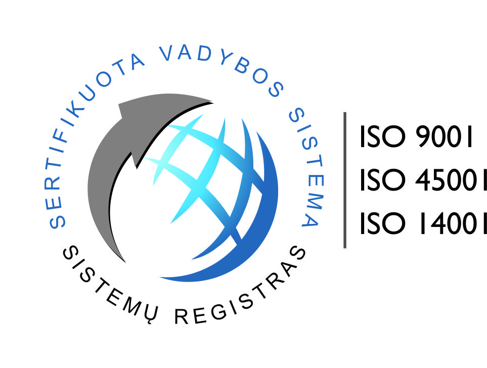 Sertifikavimo zenklas_ISO 9001 IR ISO 14001 IR ISO 45001 _lt